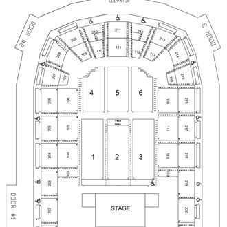 Black and white seating chart