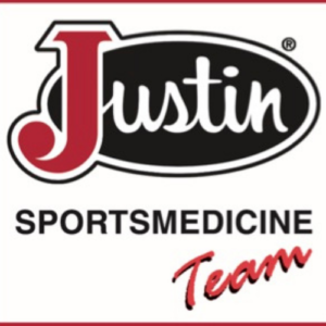 Justin Sportsmedicine Logo as a sponsor for the Colorado State Fair