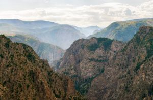 Beautiful view of Black Canyon of the Gunnison National Park