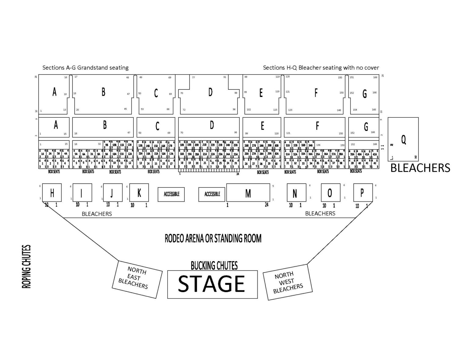 Seating Charts Colorado State Fair & Rodeo