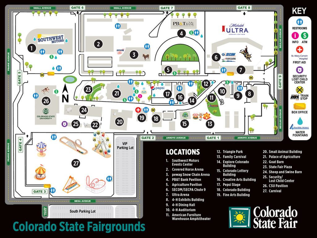 map of fairgrounds