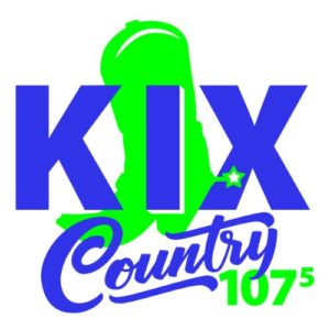 Kix County 107.5 logo
