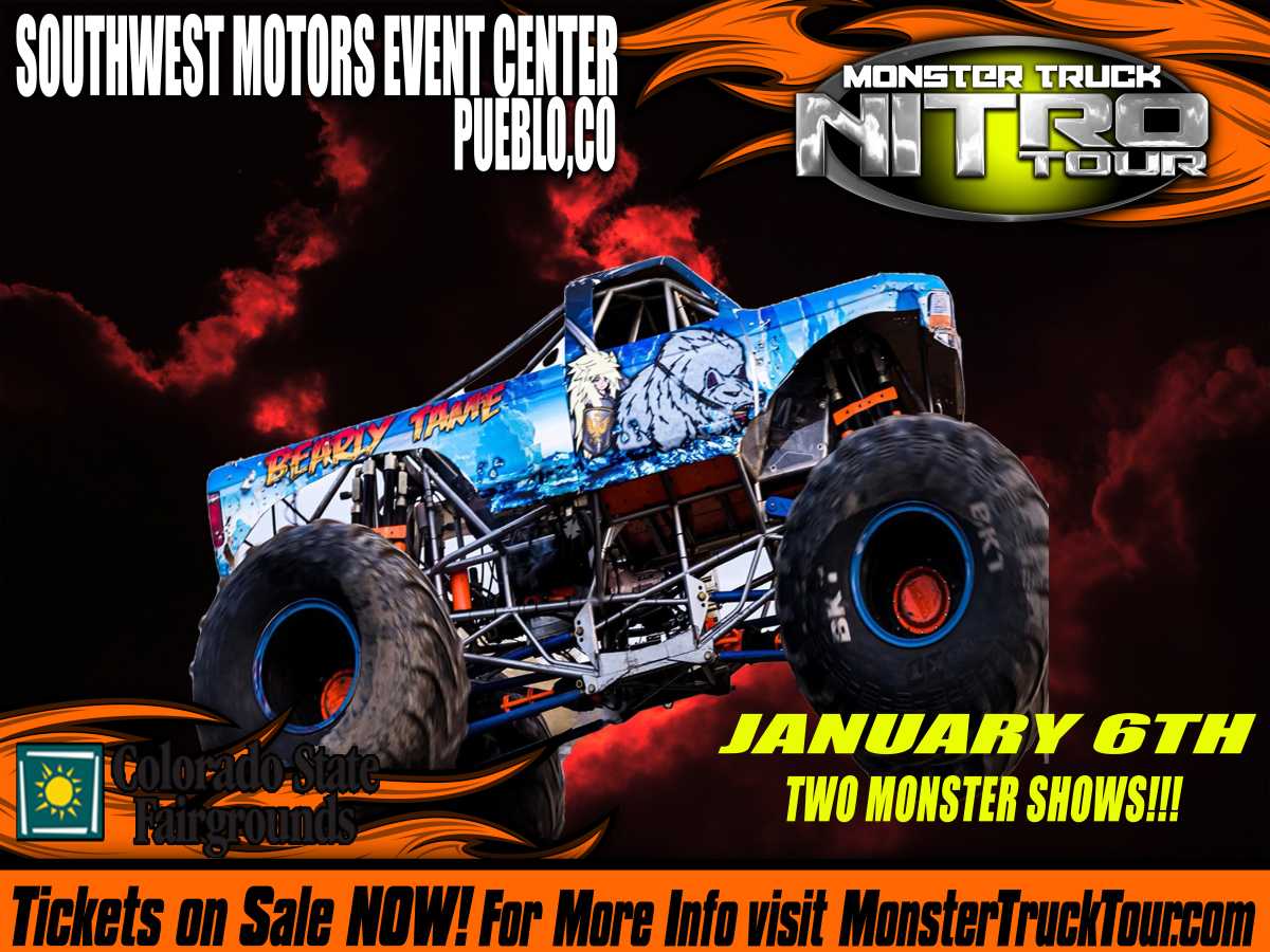 Monster Truck Nitro Tour roaring into Hutchinson