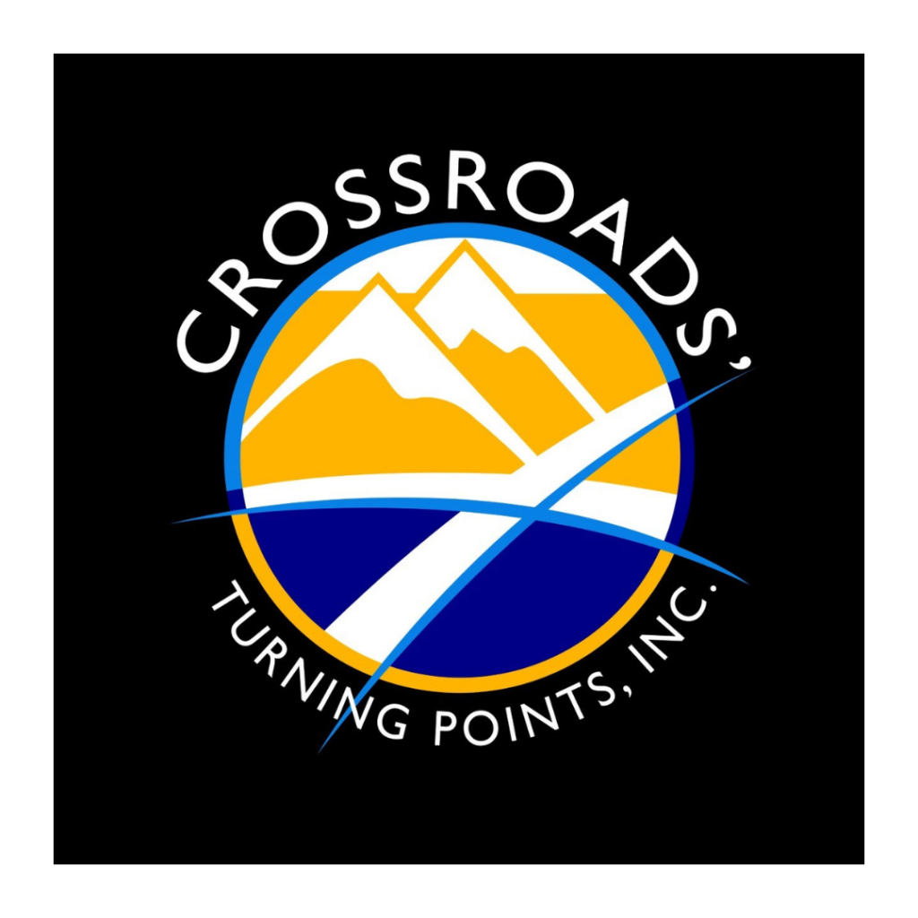 Crossroads Turning Points logo.