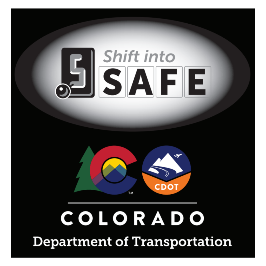 Colorado Department of Transportation logo.