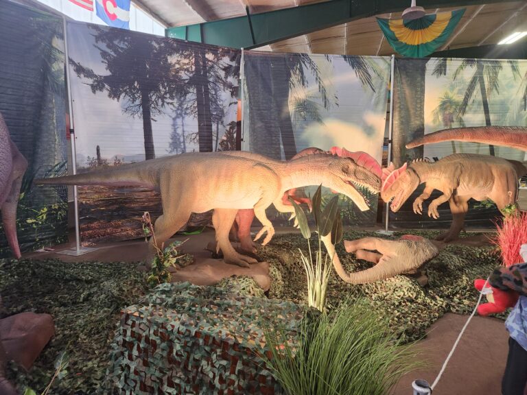 Dinosaur display